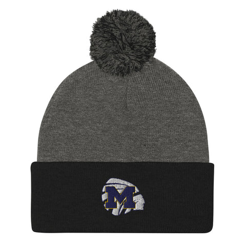 Meridian High School Basketball Pom-Pom Beanie