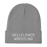 Bellflower Wrestling Embroidered Beanie