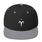 White Tytan Logo Wool Blend Snapback