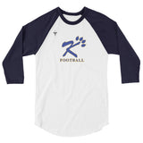 Kingman Football 3/4 sleeve raglan shirt