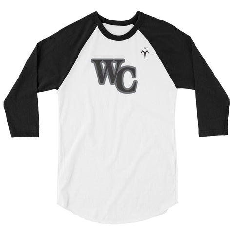 WC Lady Cougars Softball 3/4 sleeve raglan shirt