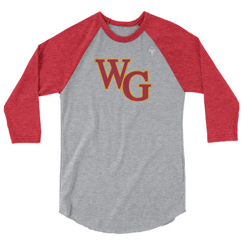 Willow Glen Softball 3/4 sleeve raglan shirt