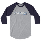 Utah Falconz 3/4 sleeve raglan shirt