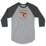 Wasp Soccer 3/4 sleeve raglan shirt