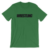 Black Wrestling Unisex short sleeve t-shirt