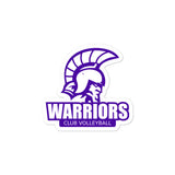 WSU Club Volleyball Bubble-free stickers