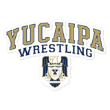 Yucaipa Wrestling Bubble-free stickers