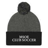 MSOE Club Soccer Pom-Pom Beanie