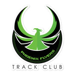 Phoenix Flyers Track Club Bubble-free stickers