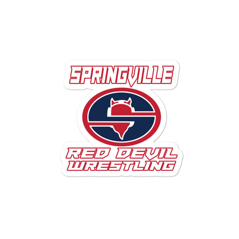 Springville Wrestling Bubble-free stickers