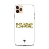 Mountaineers Club Softball iPhone Case