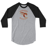Wasp Soccer 3/4 sleeve raglan shirt