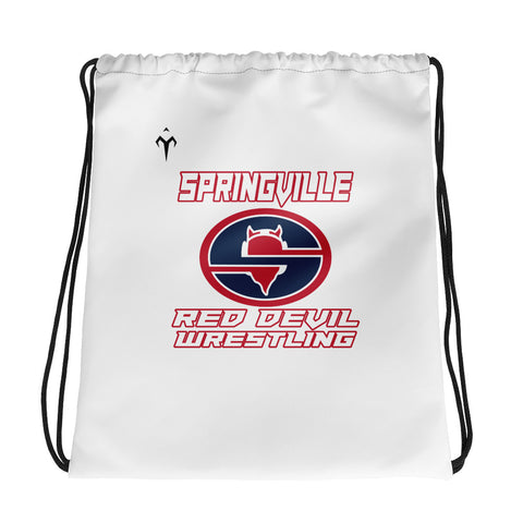 Springville Wrestling Drawstring bag