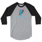 Piute Softball 3/4 sleeve raglan shirt