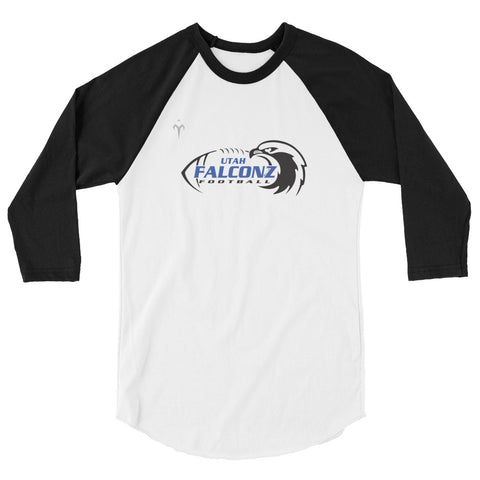 Utah Falconz 3/4 sleeve raglan shirt