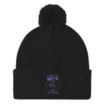 Winona Soccer Pom Pom Knit Cap