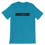 Black Wrestling Unisex short sleeve t-shirt