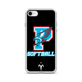 Piute Softball iPhone Case