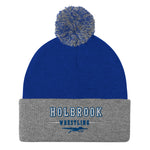 Holbrook Wrestling Pom-Pom Beanie