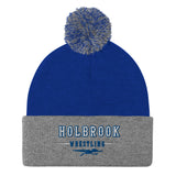 Holbrook Wrestling Pom-Pom Beanie