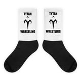 Black Tytan Wrestling Black foot socks