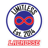 Limitless LAX Bubble-free stickers