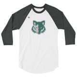 Green Canyon 3/4 sleeve raglan shirt