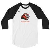 Kerman Wrestling 3/4 sleeve raglan shirt