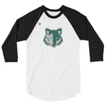 Green Canyon 3/4 sleeve raglan shirt