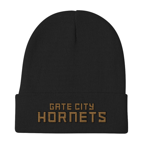 Gate City Hornets Football Embroidered Beanie