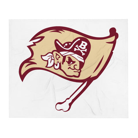 Bellflower Wrestling Throw Blanket