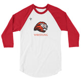Kerman Wrestling 3/4 sleeve raglan shirt