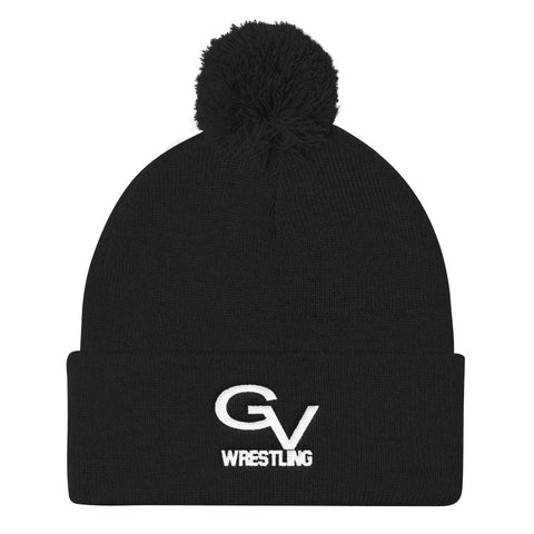 Gunnison Valley Wrestling Pom Pom Knit Cap