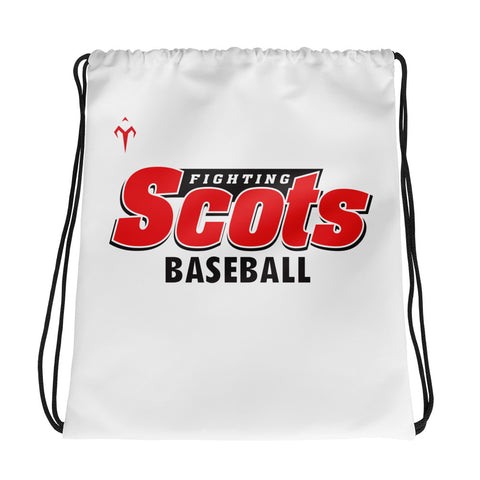 Fighting Scots Baseball Drawstring bag