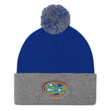 Green Gators Pom Pom Knit Cap