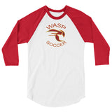 Wasp Soccer 3/4 sleeve raglan shirt