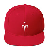 White Tytan Logo Wool Blend Snapback