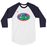 Green Gators 3/4 sleeve raglan shirt
