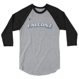 Utah Falconz 3/4 sleeve raglan shirt