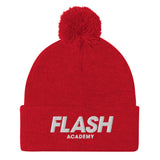 Flash Academy Basketball Pom-Pom Beanie