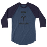 Tytan Wrestling 3/4 sleeve raglan shirt
