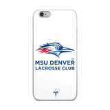 MSU Denver Lacrosse Club iPhone Case