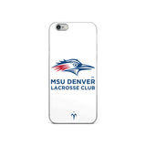 MSU Denver Lacrosse Club iPhone Case