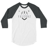 Utah Falconz 3/4 sleeve raglan shirt