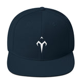 White Tytan Logo Wool Blend Snapback