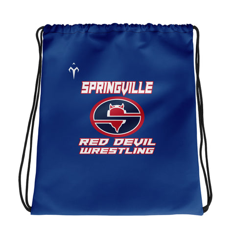 Springville Wrestling Drawstring bag
