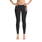 United FC Shield Black Leggings