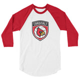 Louisville Volleyball 3/4 sleeve raglan shirt