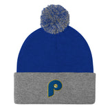 Parowan High School Baseball Pom-Pom Beanie