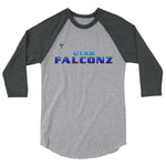 Utah Falconz 3/4 sleeve raglan shirt